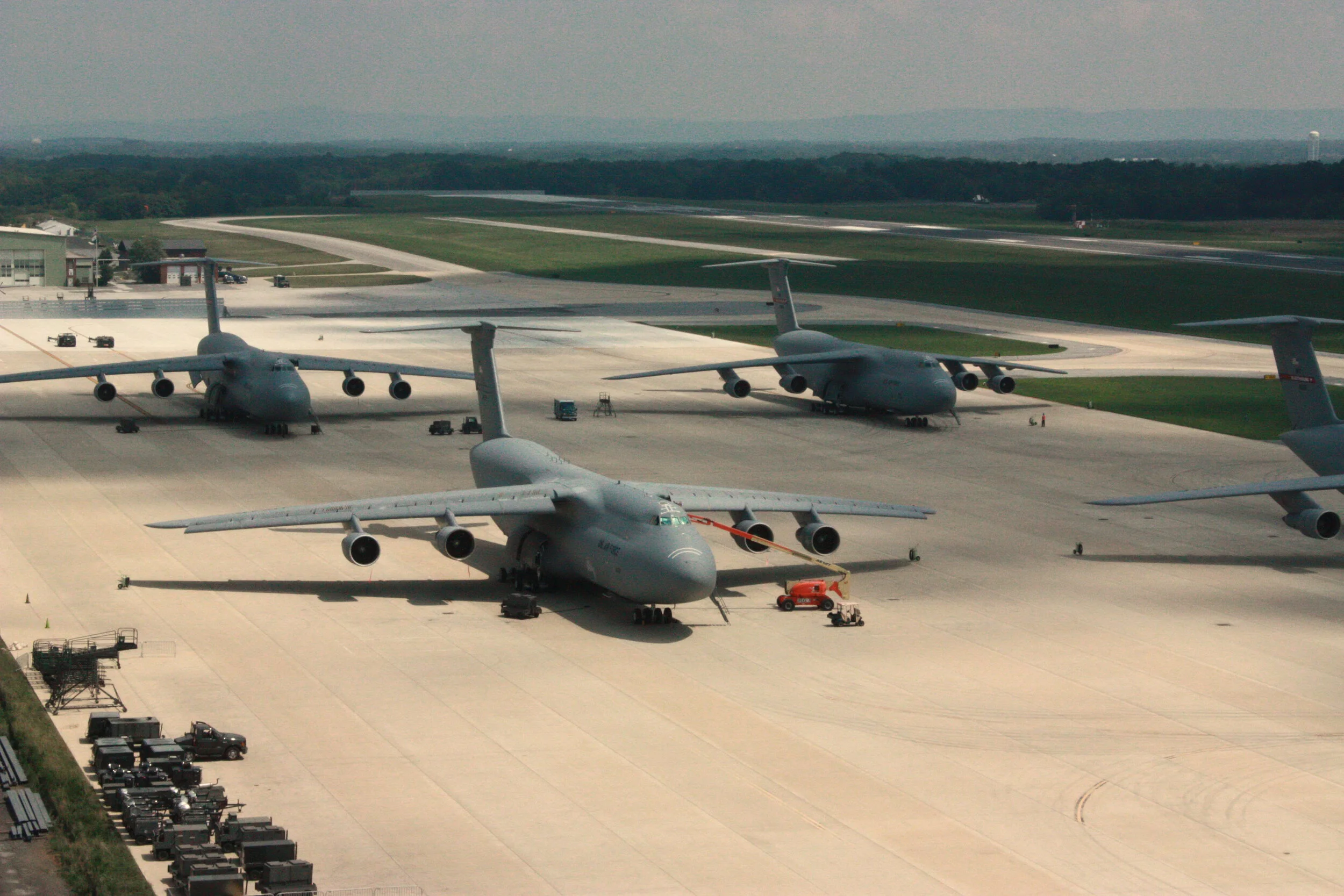 C-5's from 167th base Tower