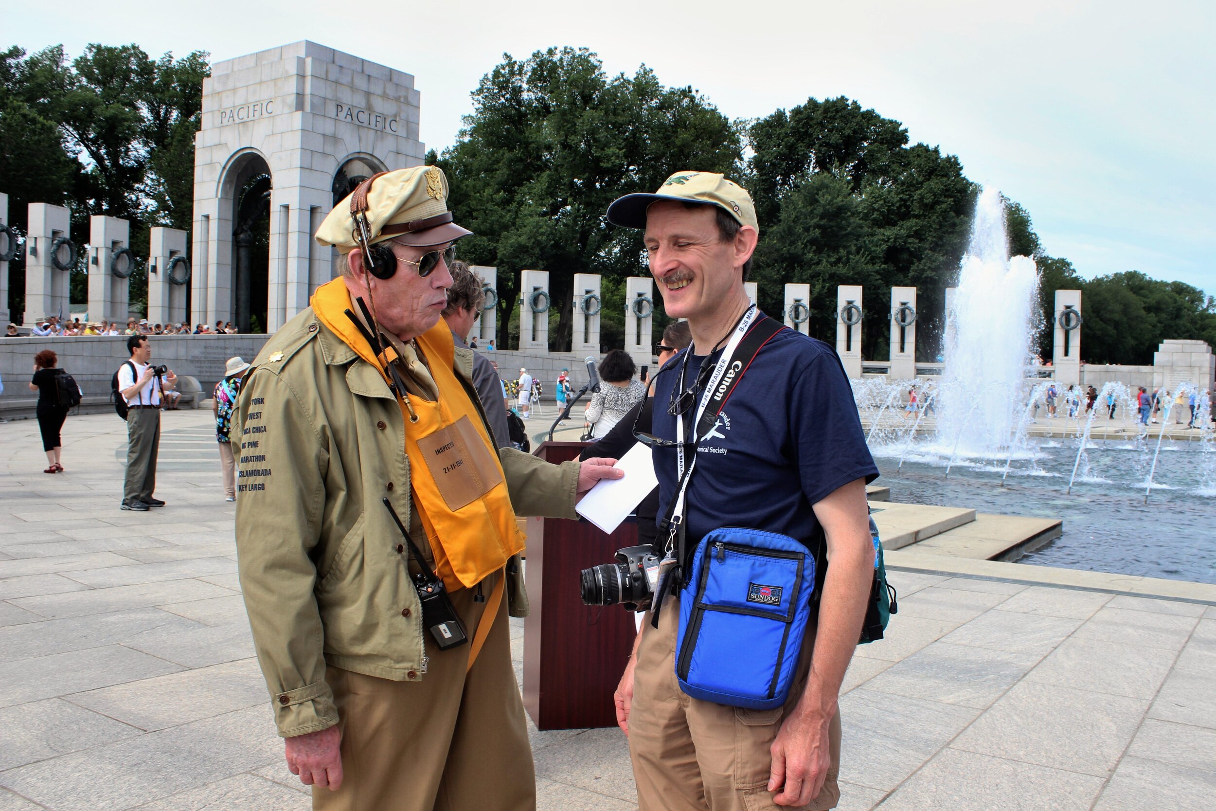 WWII Memorial and Brian Gibbons