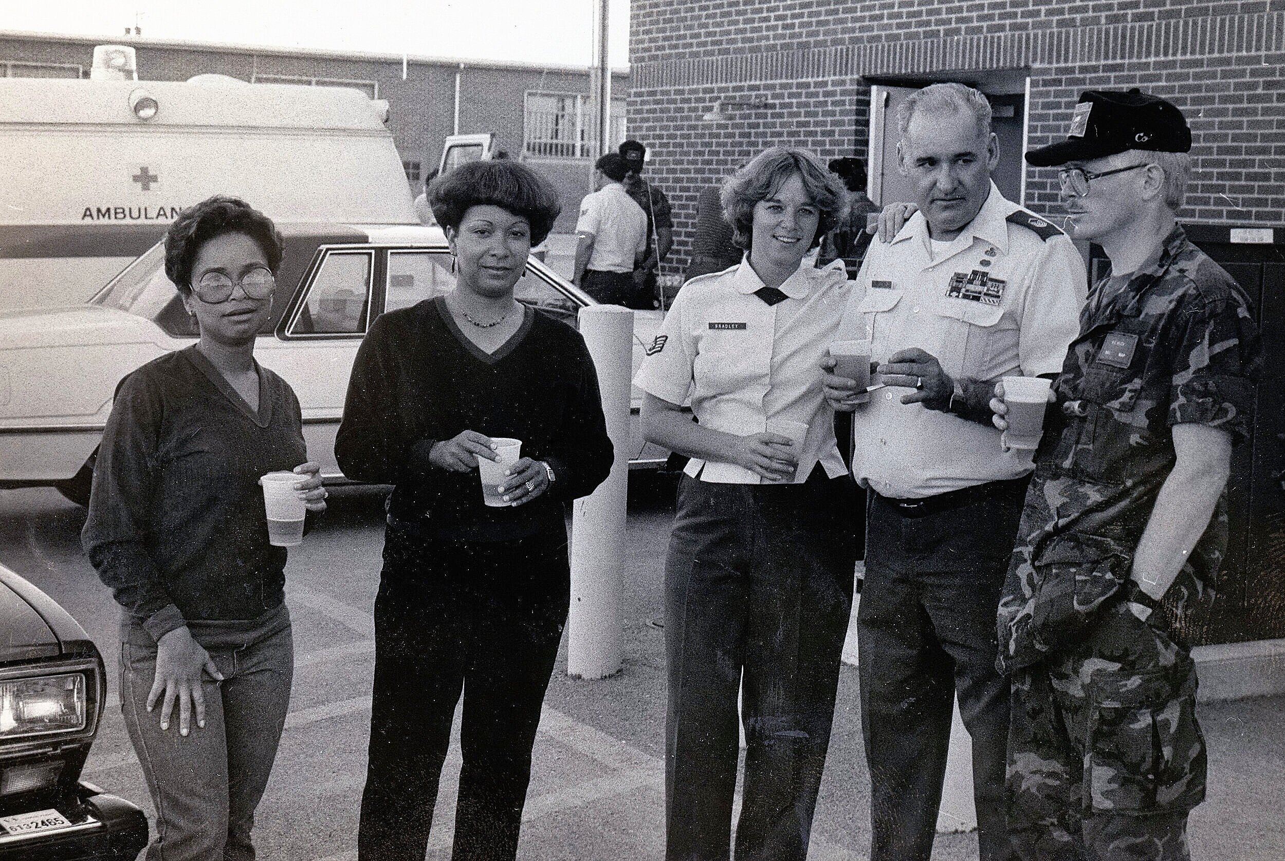 Al Sheldon and 167th Clinic Members