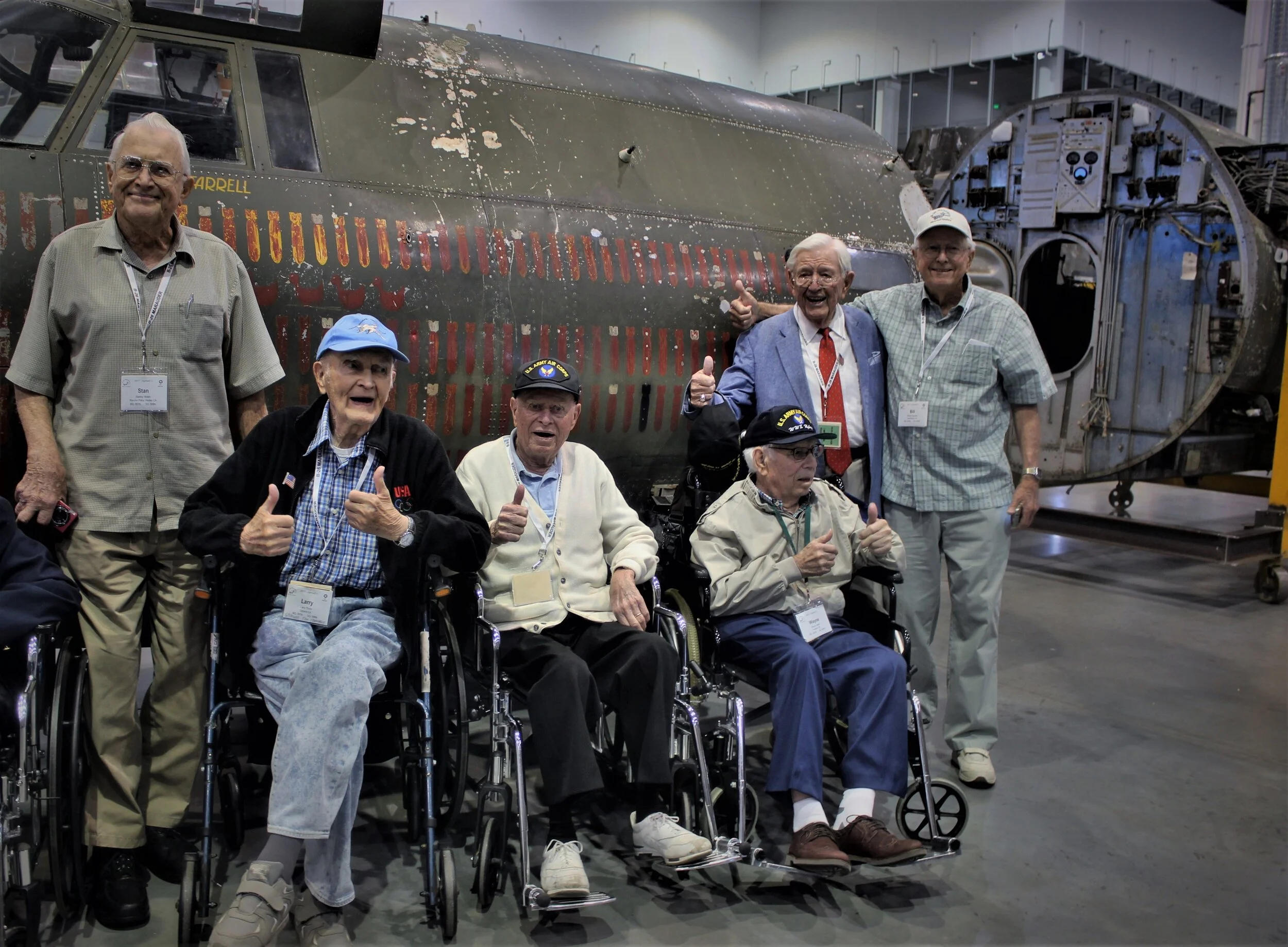 MHS B-26 vets with Flak-Bait 2017