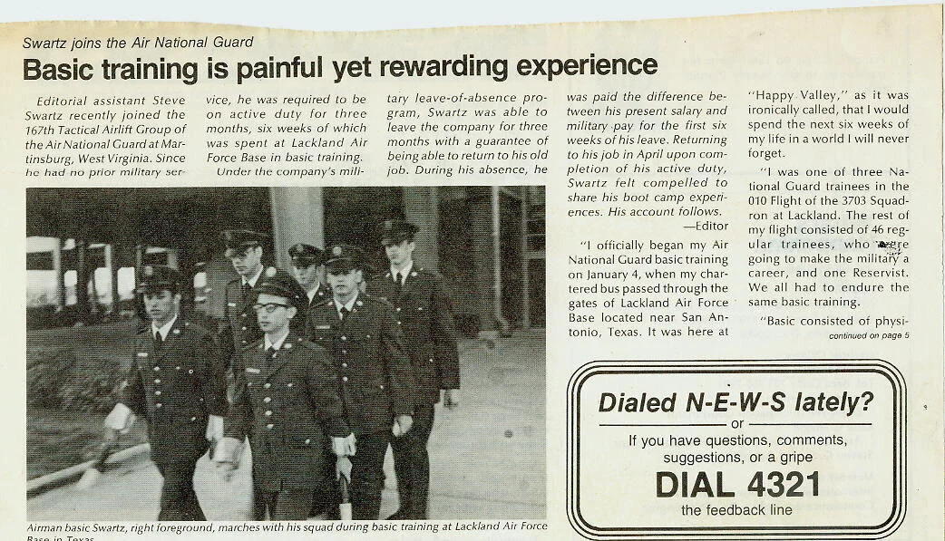 my boot camp story in What's Happening-WGL