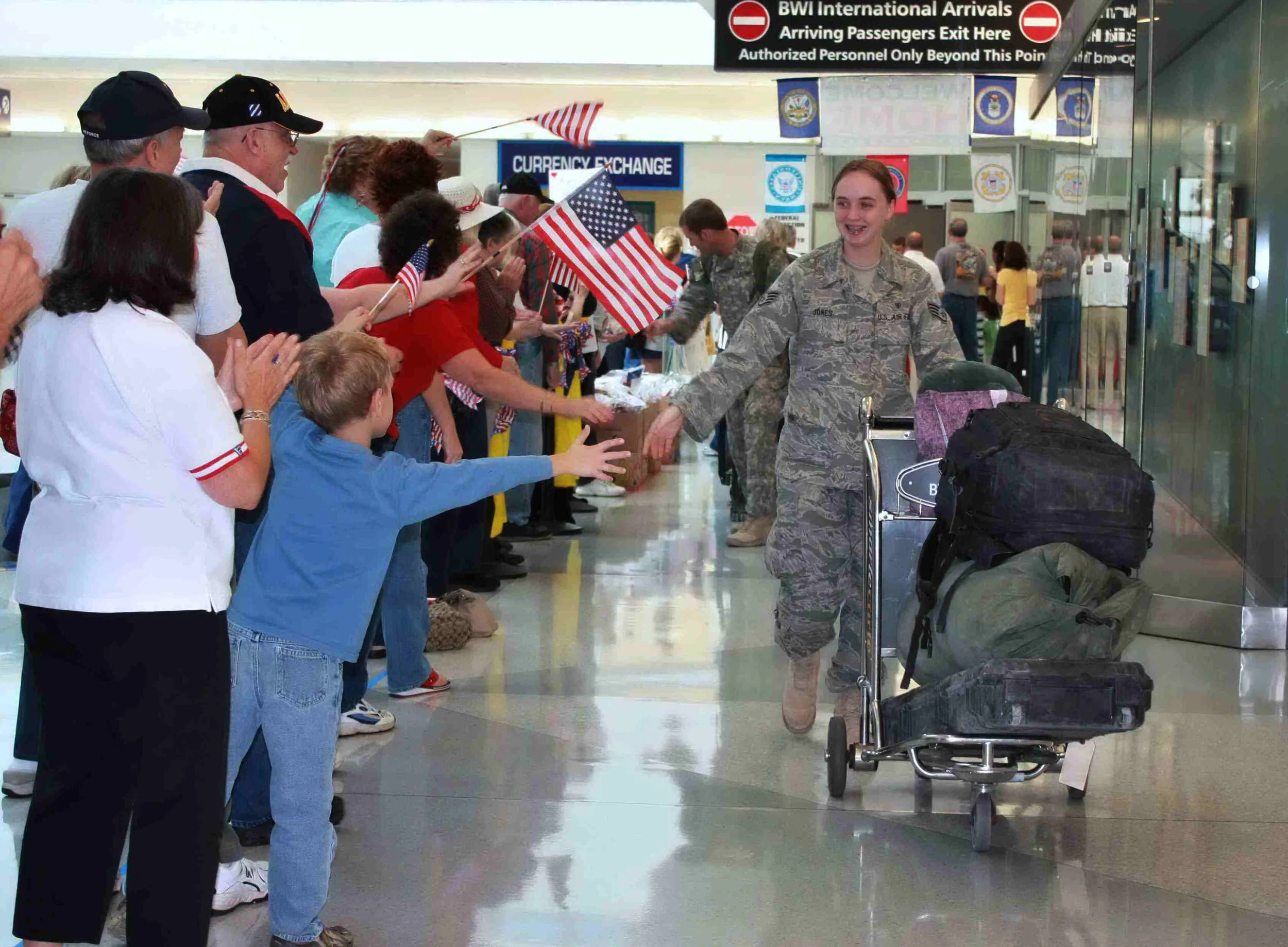 BWI-Troops coming home