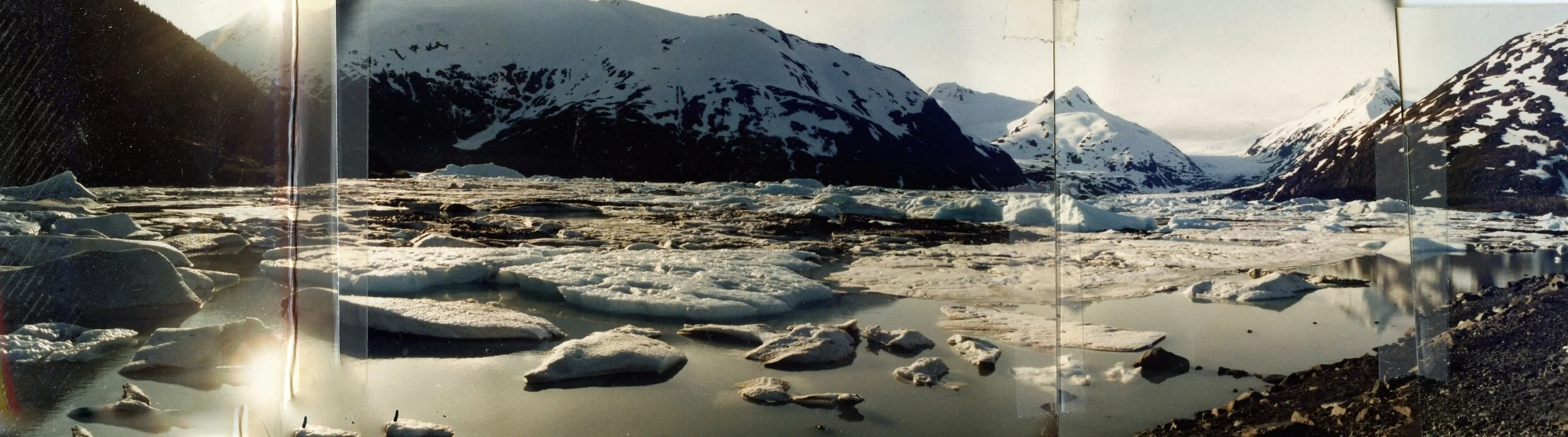 Alaska glacier from 167th summer camp