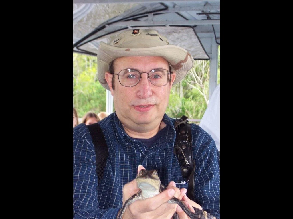 Steve with Gator New Orleans
