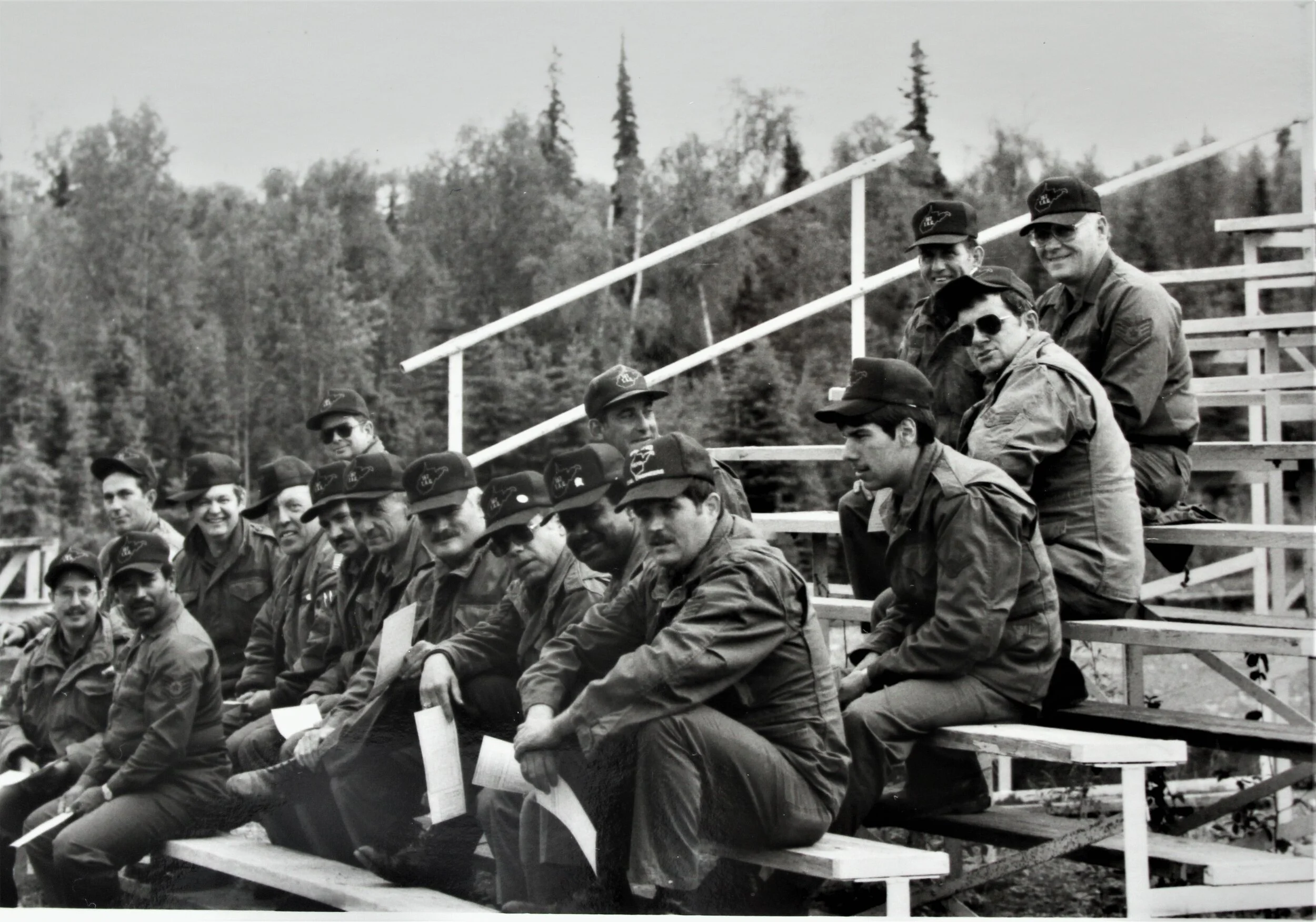 Steve far left; with CE in Germany 1986