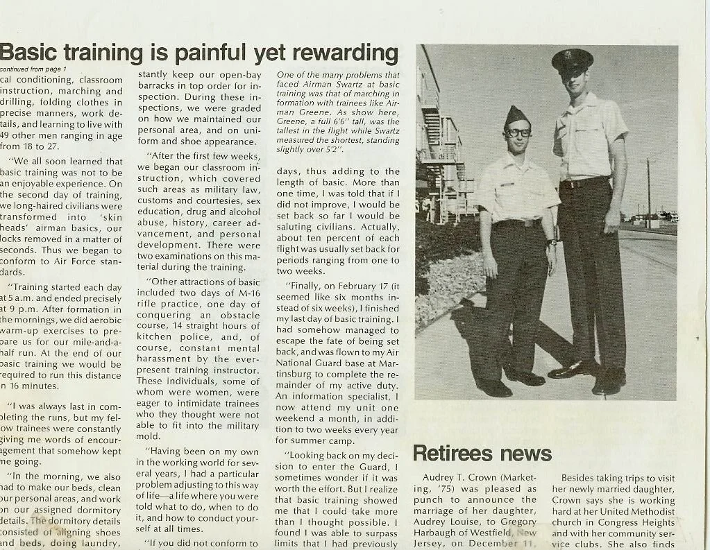 Washington Gas newsletter page