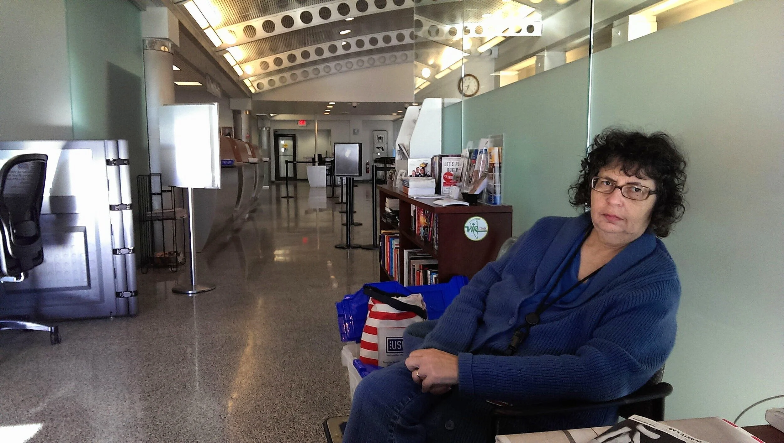 Barb at Andrews AFB USO