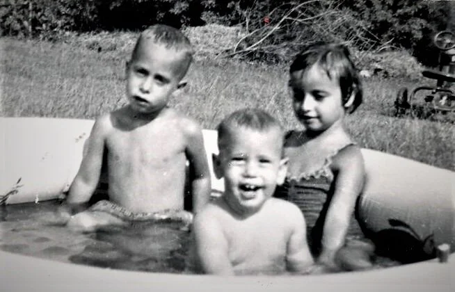 Steve, Brian Iris swimming pool Winston-Salem  1950's
