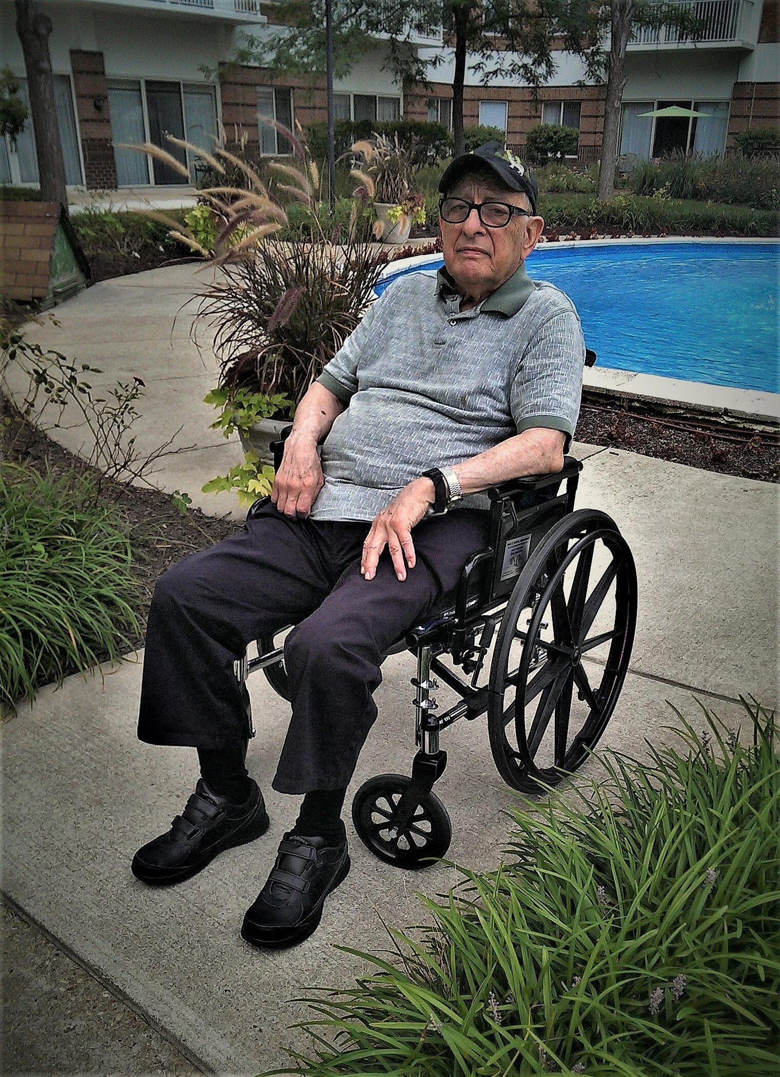 Dad at Bedford Court