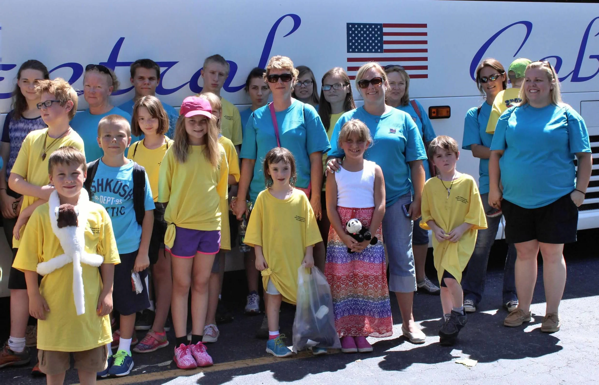  Martinburg kids at Washington zoo 