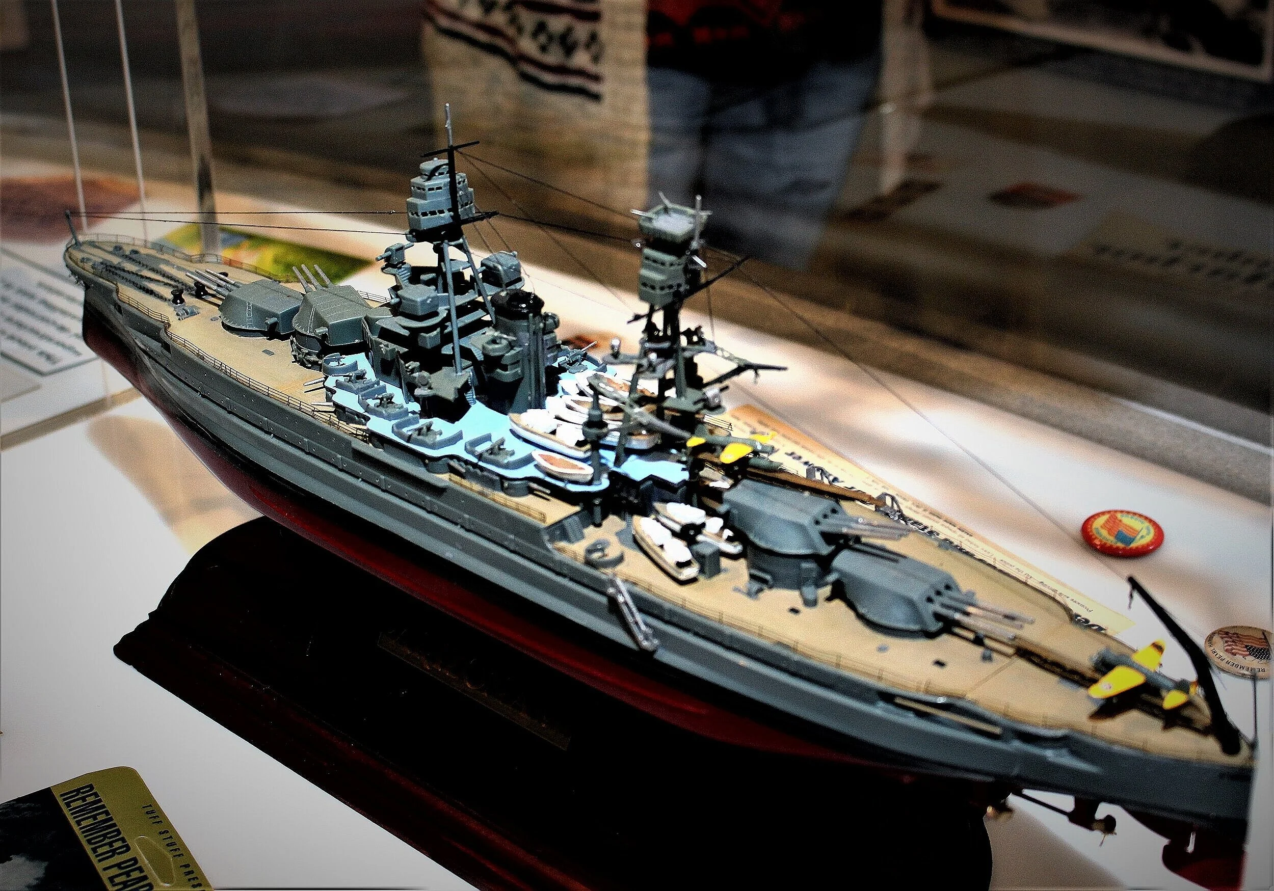 Battleship Arizona model