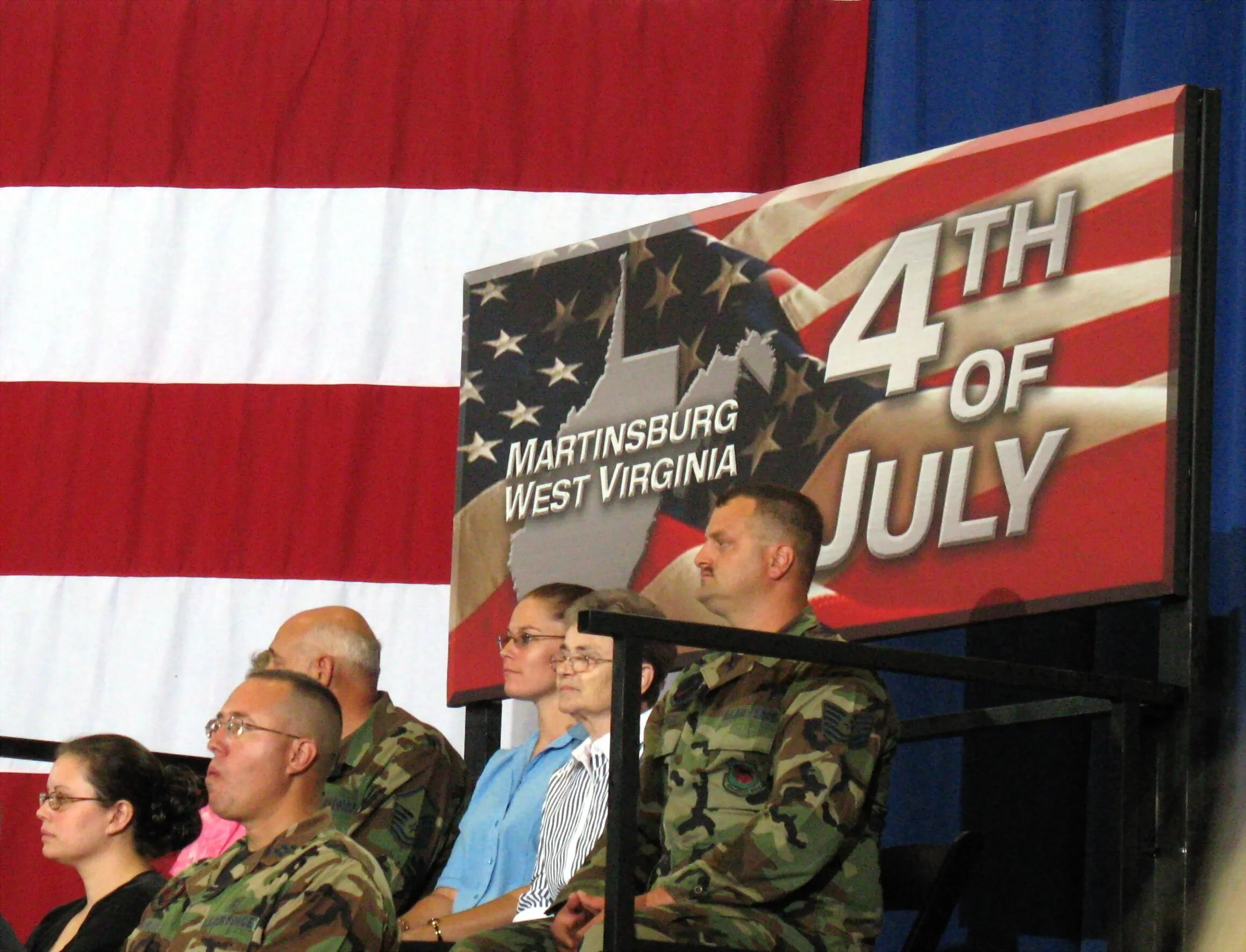 Waiting for President Bush at 167th