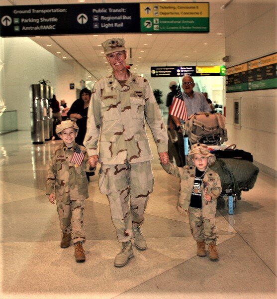 BWI TROOPS COMING HOME