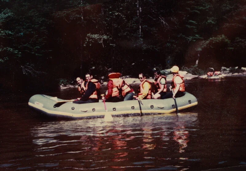 White Water Rafting-Steve and Dad