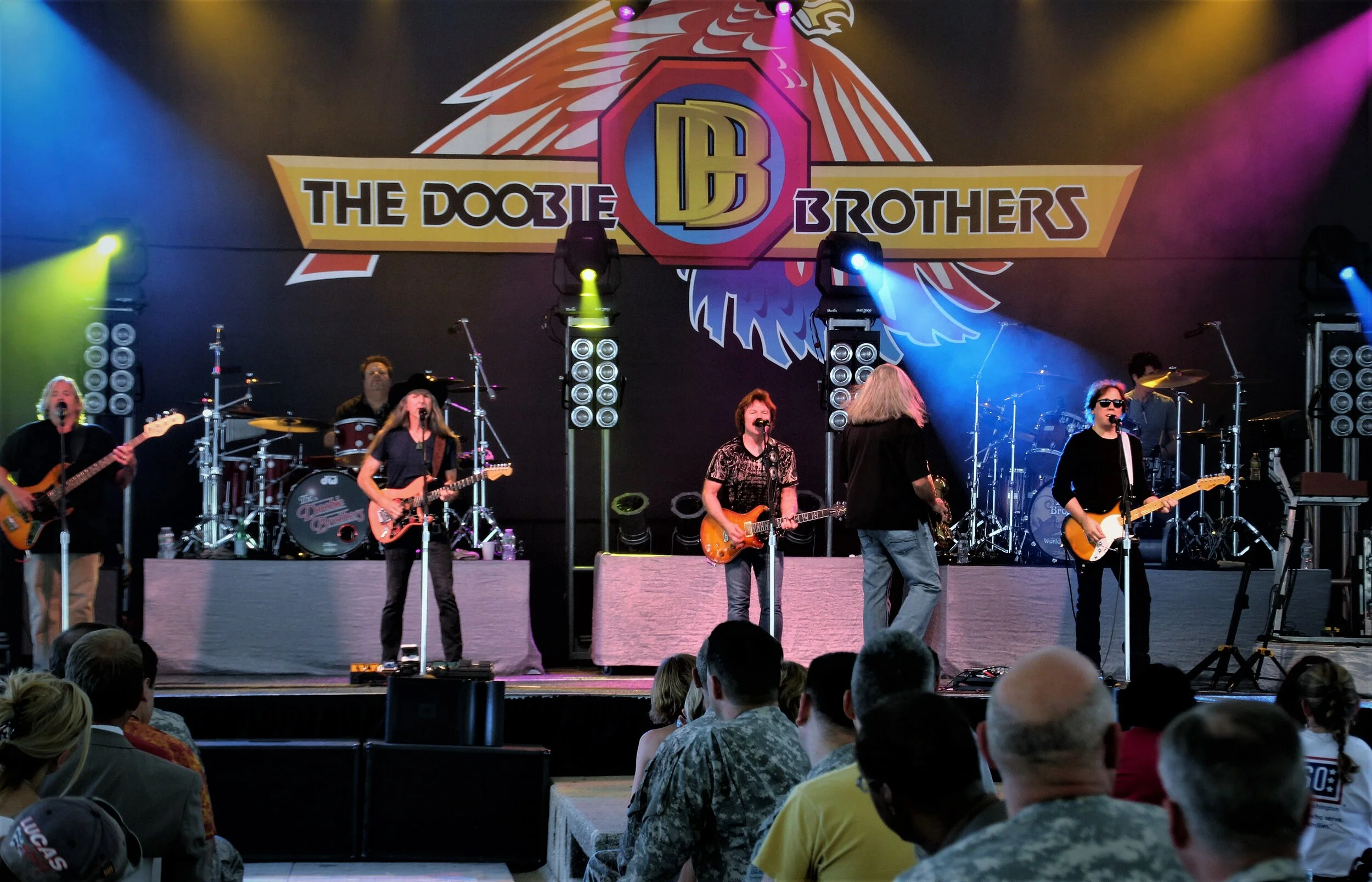 Dooby Brothers at USO WALTER REED OLD