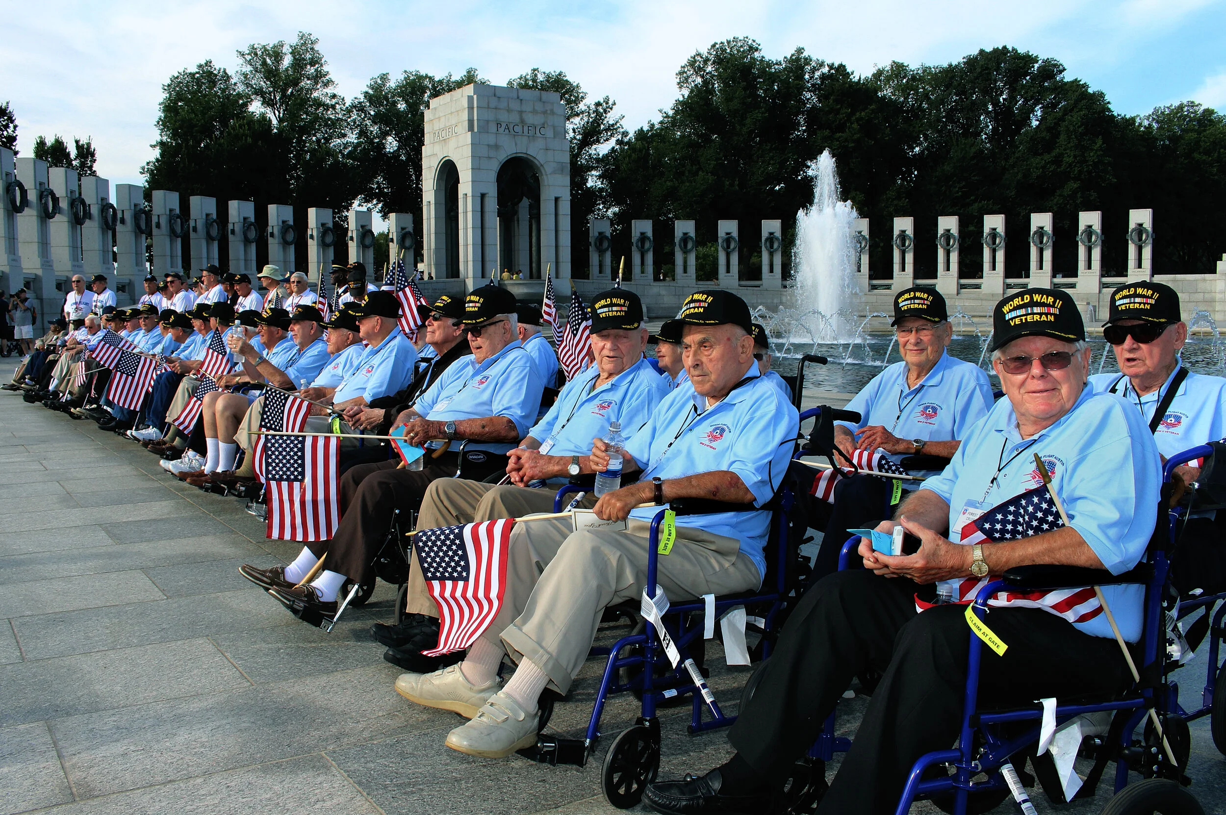 WWII Memorial vets