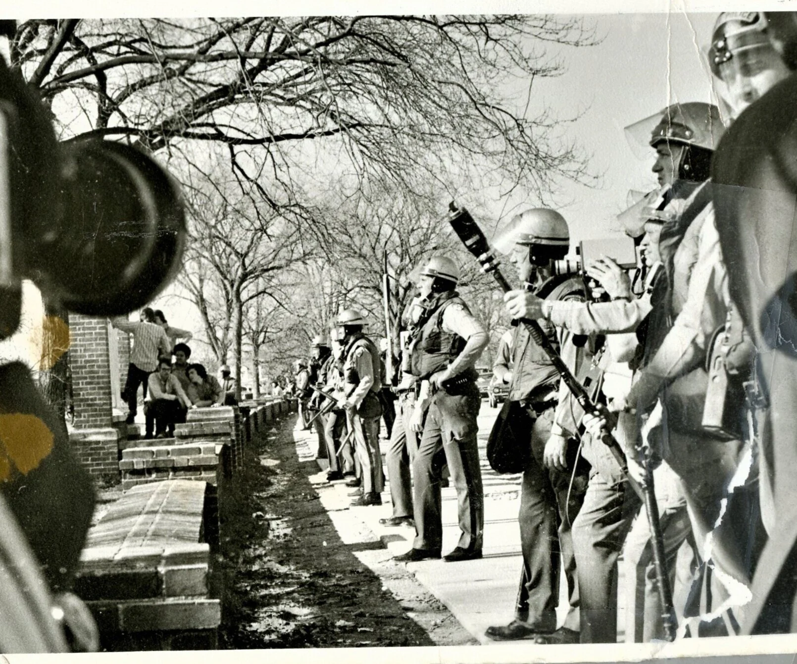route 1 1971 national guard v students