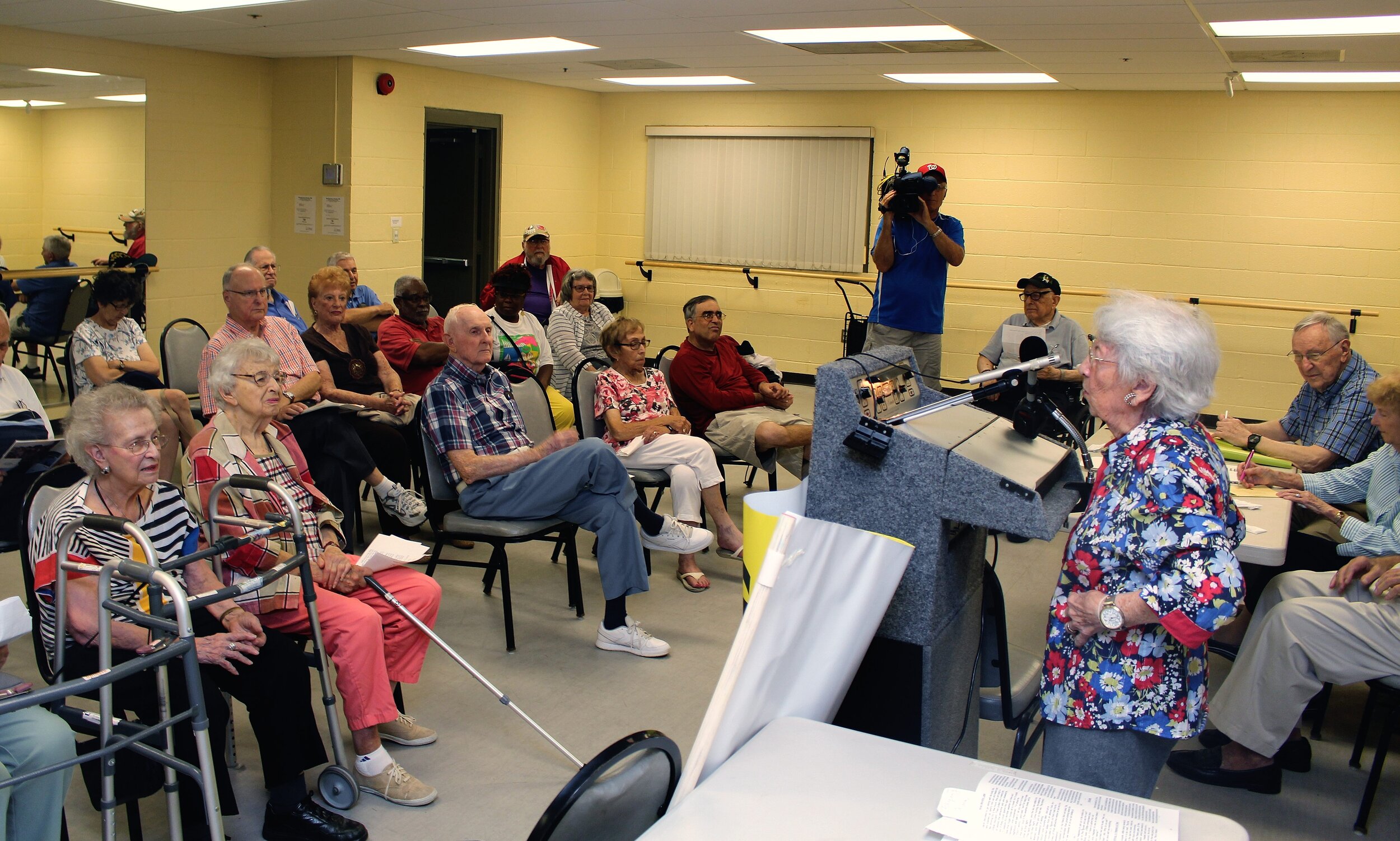 irene spector leads comedy club leisure world