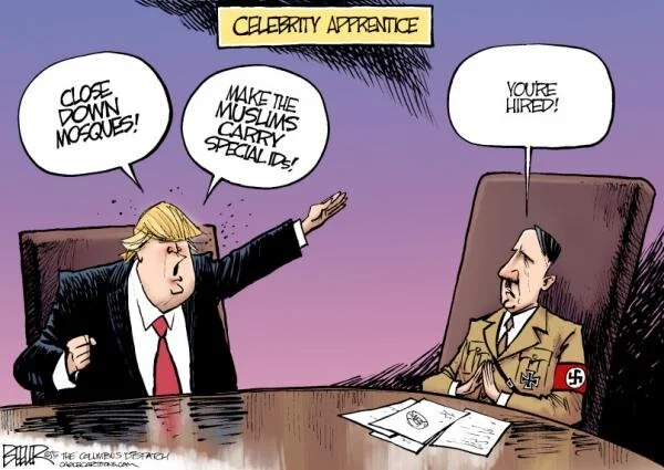trump and hitler