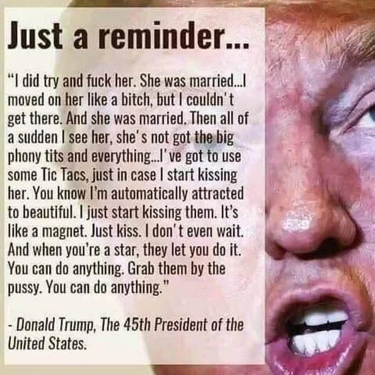 trump Amoral behavior