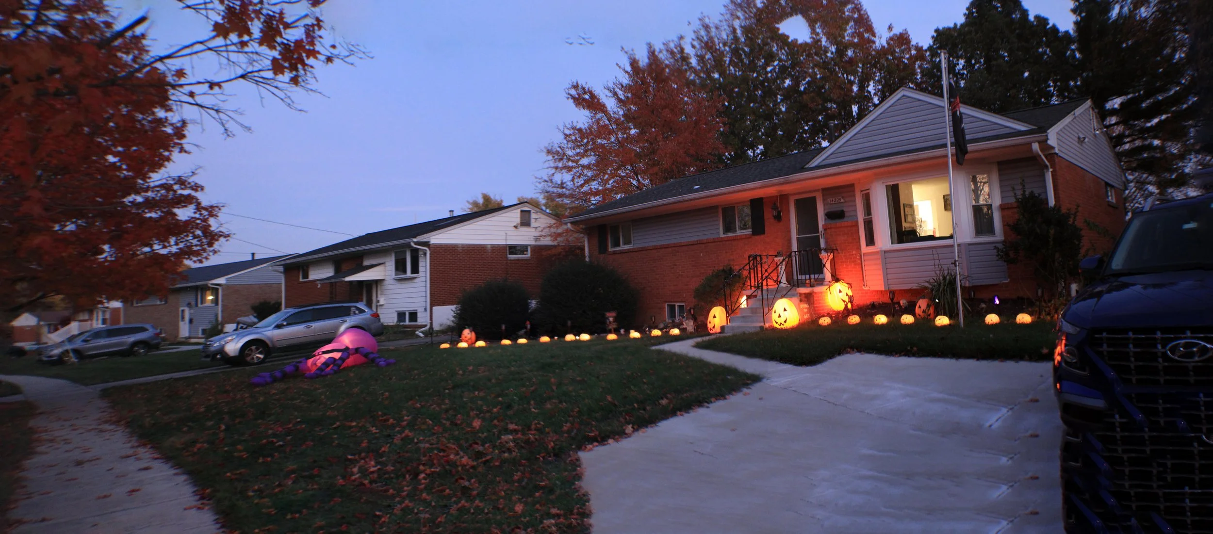 our house October 2022 Halloween