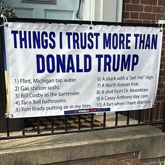 THINGS I TRUST MORE THAN TRUMP