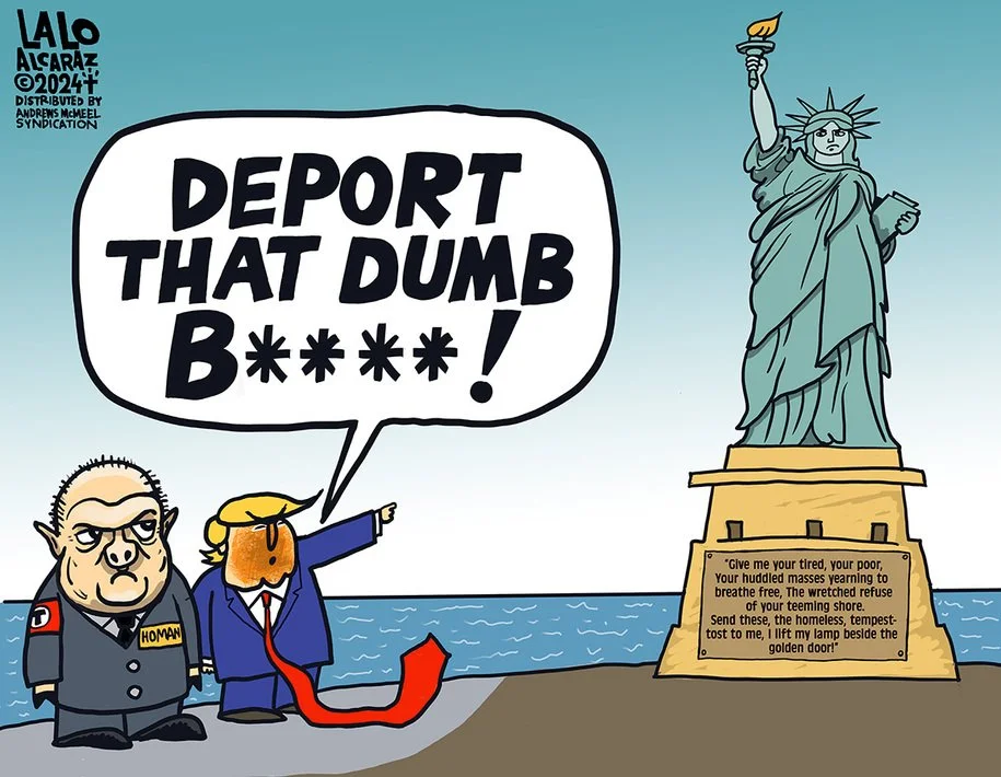Trump wants to deport liberty