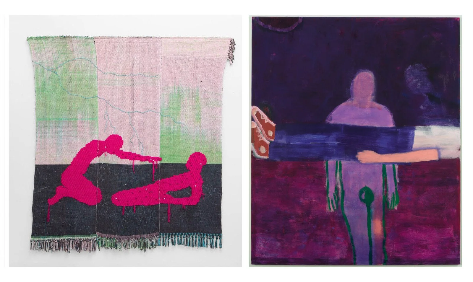 'Diedrick Brackens and Katherine Bradford' at the  Carpenter Center for Visual Art