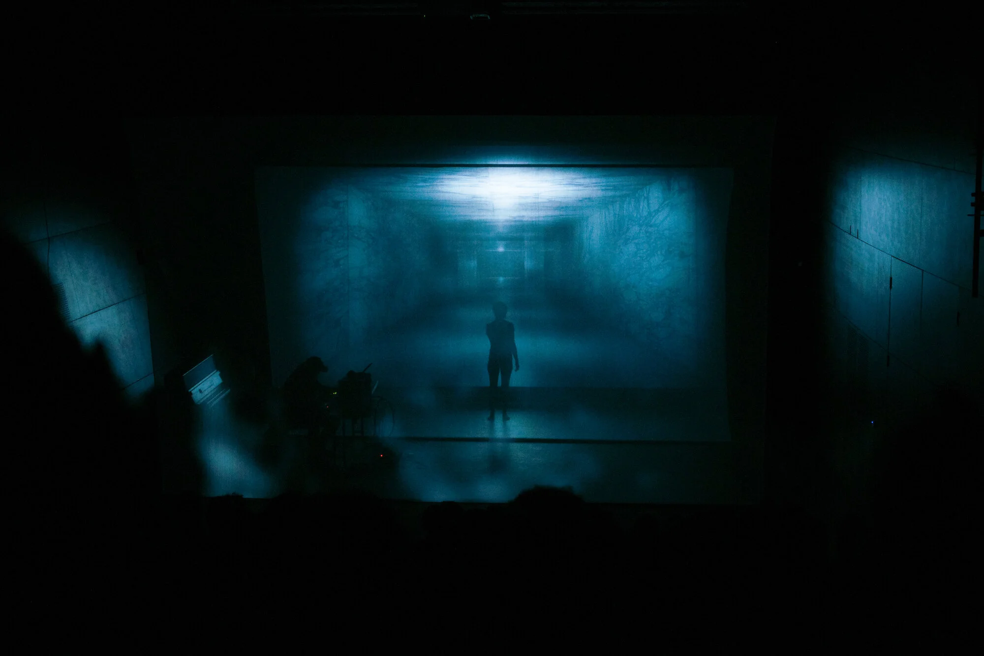 Deep Time Séance 2: Contamination. Animated video by Tuomas A. Laitinen, performance by Anna Rawlings.