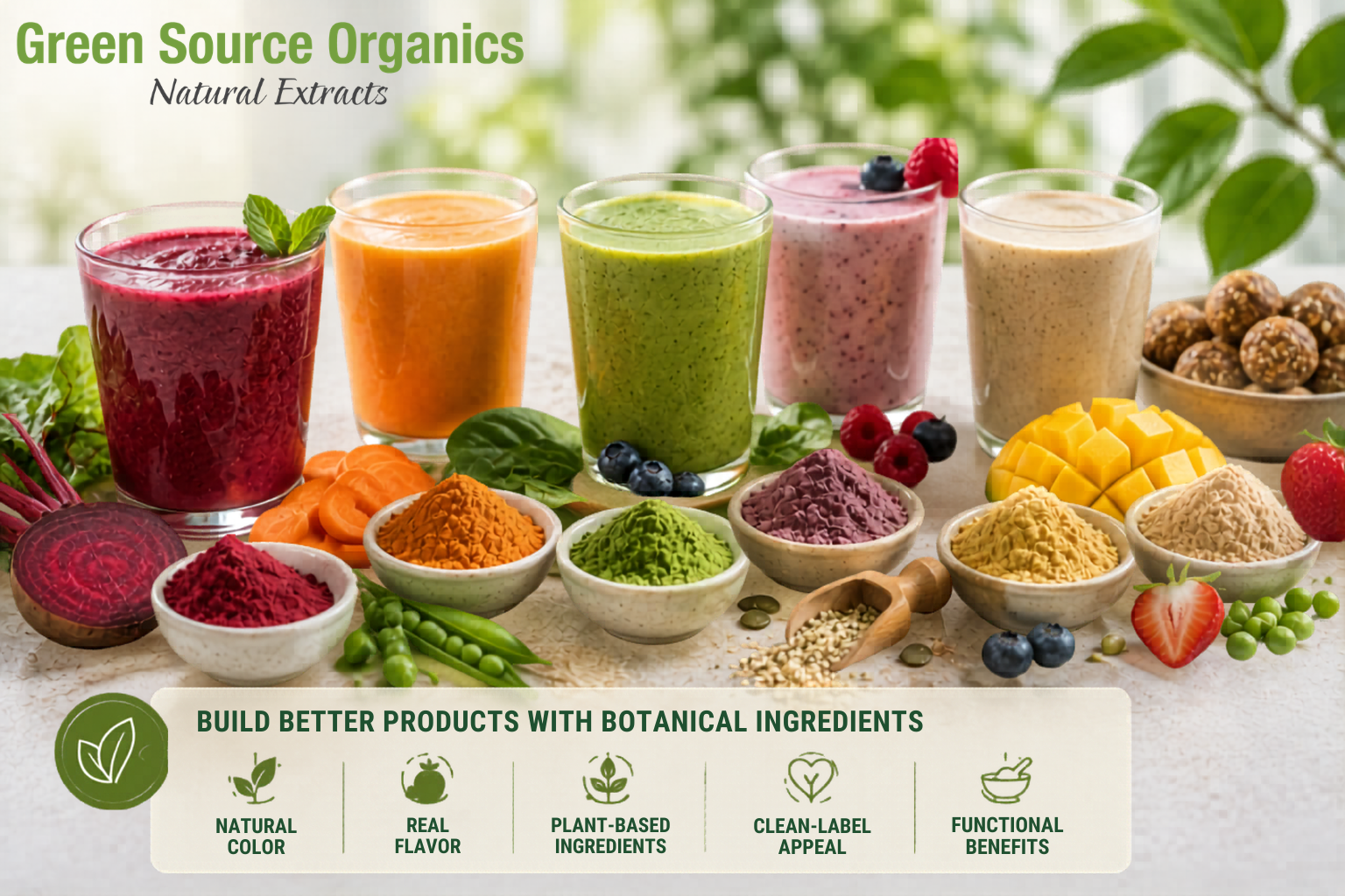 Clean-label botanical ingredients for food, beverage, and pet nutrition applications