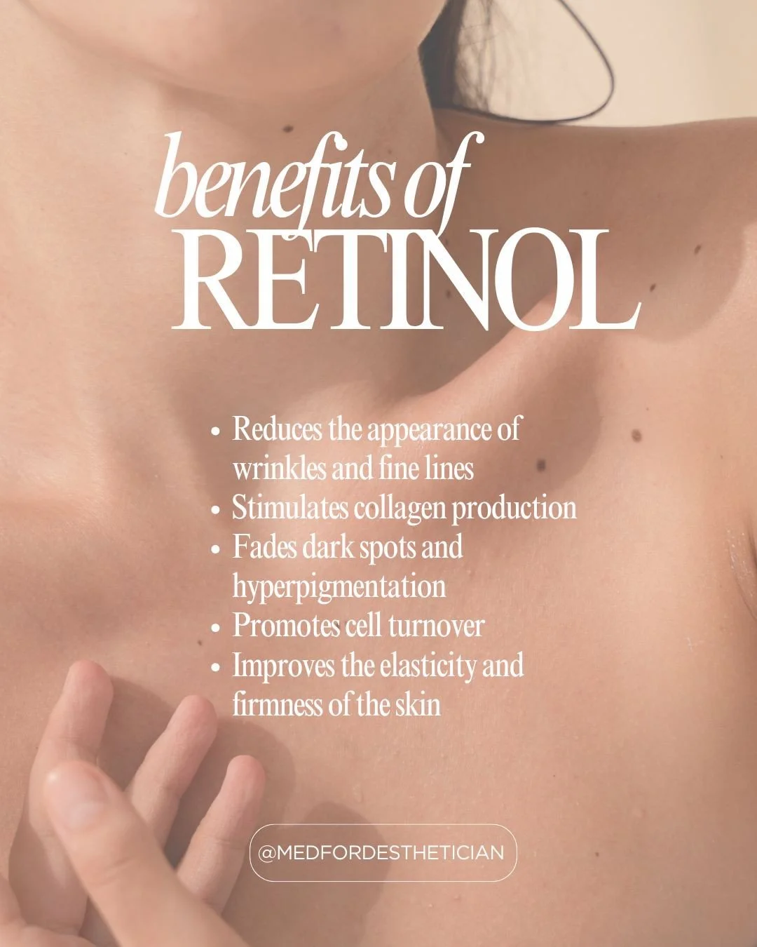 Reminder: &quot;Retinol does it all!&quot;⁠
⁠
Need help choosing the best retinol for your skin type &amp; needs? You've come to the right place! I'm here for you...⁠
⁠
⁠
⁠
⁠
______________________________⁠
⁠
🤍  BY APPOINTMENT ONLY // NO WALK-INS⁠
?