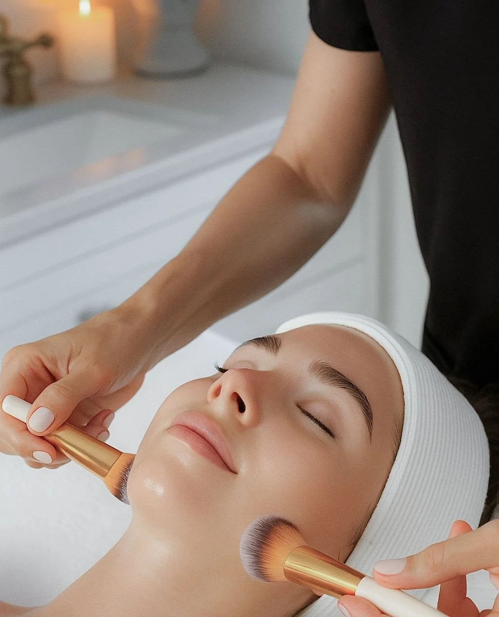 Whether you're a regular in-clinic facial client or a virtual client, checking in with me every few weeks, I assess and make treatment recommendations very similarly.⁠
⁠
(1)  I assess the health or impairment of your skin's barrier. ⁠
(2)  I assess t