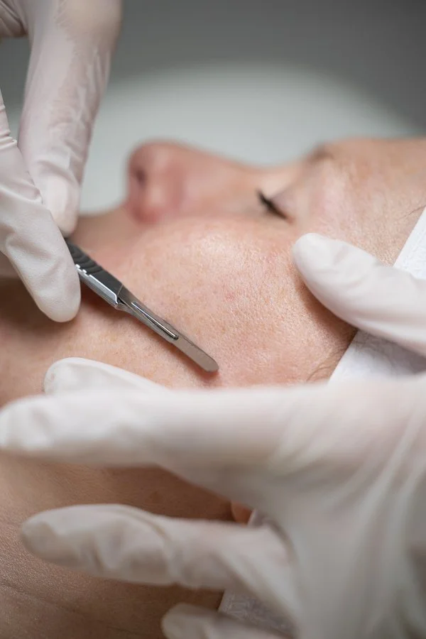 Dermaplaning treatment at Atelier Skin in Medford, OR