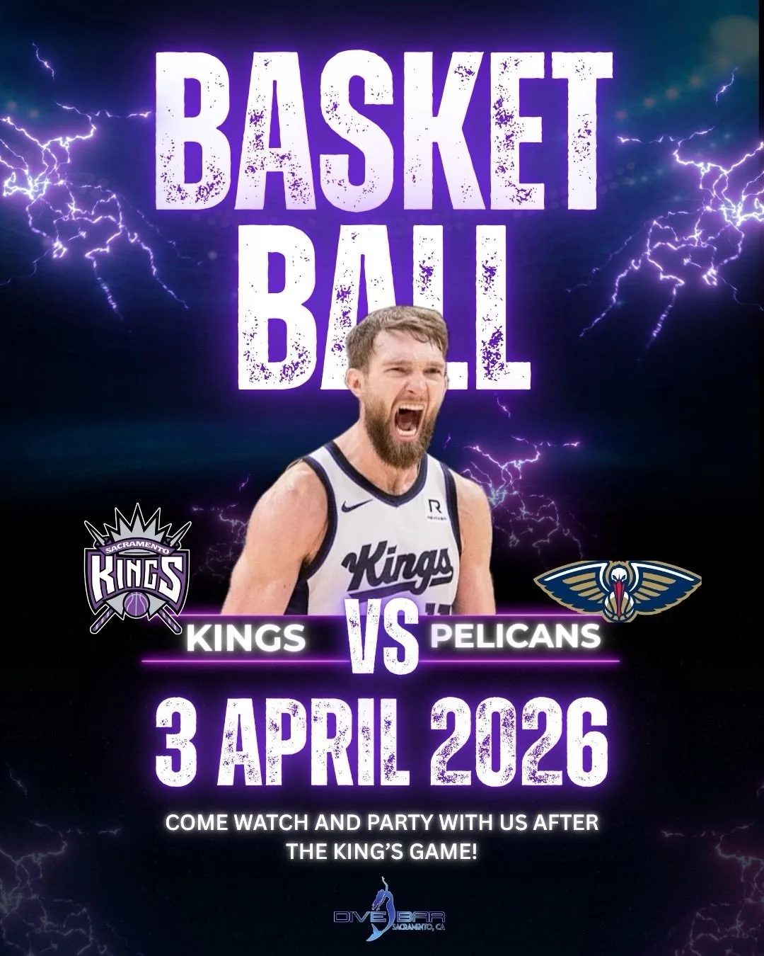 🏀 Kings game day energy doesn&rsquo;t stop at the buzzer&hellip;

Heading to or leaving Golden 1 Center? Pull up to Dive Bar Sacramento for the real after party 🍻

Watch the Sacramento Kings vs New Orleans Pelicans with us OR celebrate the win (or 