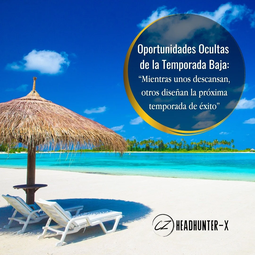 🌴&rdquo;Mientras unos descansan, otros dise&ntilde;an la pr&oacute;xima temporada de &eacute;xito&rdquo;.

💼Descubre c&oacute;mo convertir la temporada baja en una oportunidad estrat&eacute;gica para formar equipos, innovar servicios y fortalecer t