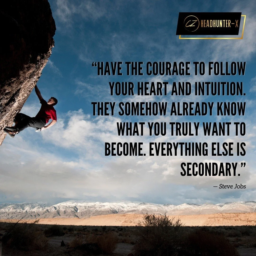 &ldquo;Ten el coraje de seguir a tu coraz&oacute;n y a tu intuici&oacute;n. De alg&uacute;n modo, ellos ya saben lo que realmente quieres llegar a ser. Todo lo dem&aacute;s es secundario.&rdquo; &mdash; Steve Jobs

🔥 No es l&oacute;gica. Es direcci&