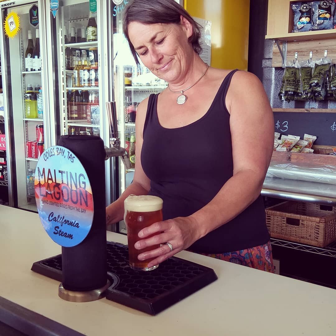 You can grab a Malting Lagoon tap beer now at @freycinetpaintball .  Come see Beck for a local brew. 

#maltinglagoon 
#maltinglagoonbrewingco 
#freycinet 
#colesbay 
#eastcoasttasmania 
#drinklocal 
#tasmaniancraftbeer 
#tassiecraftbeer
#tasmania 
#