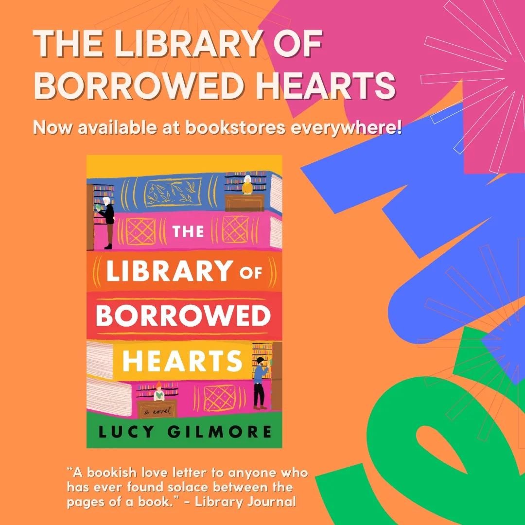 RELEASE DAY IS HEEEERRRE!

I'm so excited to see The Library of Borrowed Hearts officially out in the world! If you enjoyed The Lonely Hearts Book Club, you'll love this tale of (a different) curmudgeonly old man and (a different) librarian who break