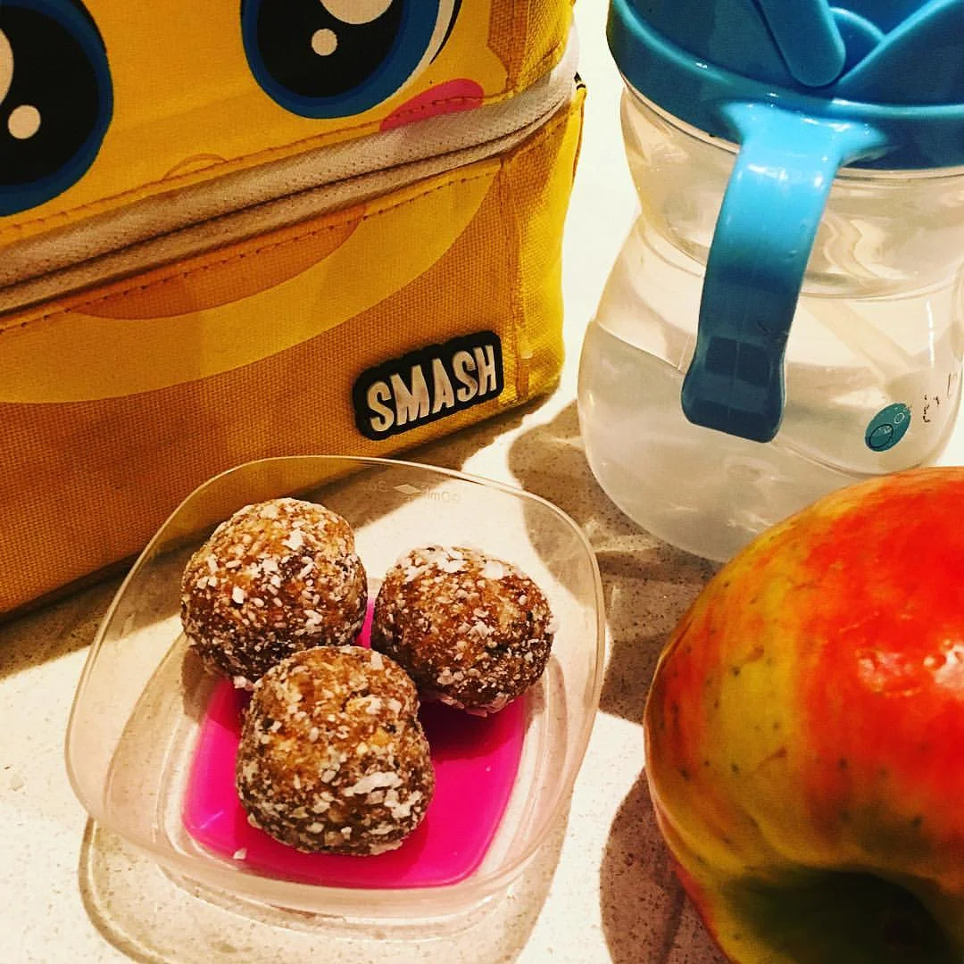 Nut free bliss balls