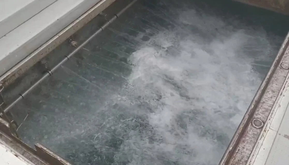 第67喜代丸運搬船が搭載する海水循環型魚艙システムのイメージ図