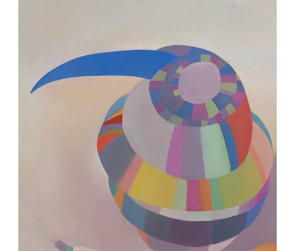   Kaleidoscopic Intentions  2012-15 oil on canvas 76 x 72”         