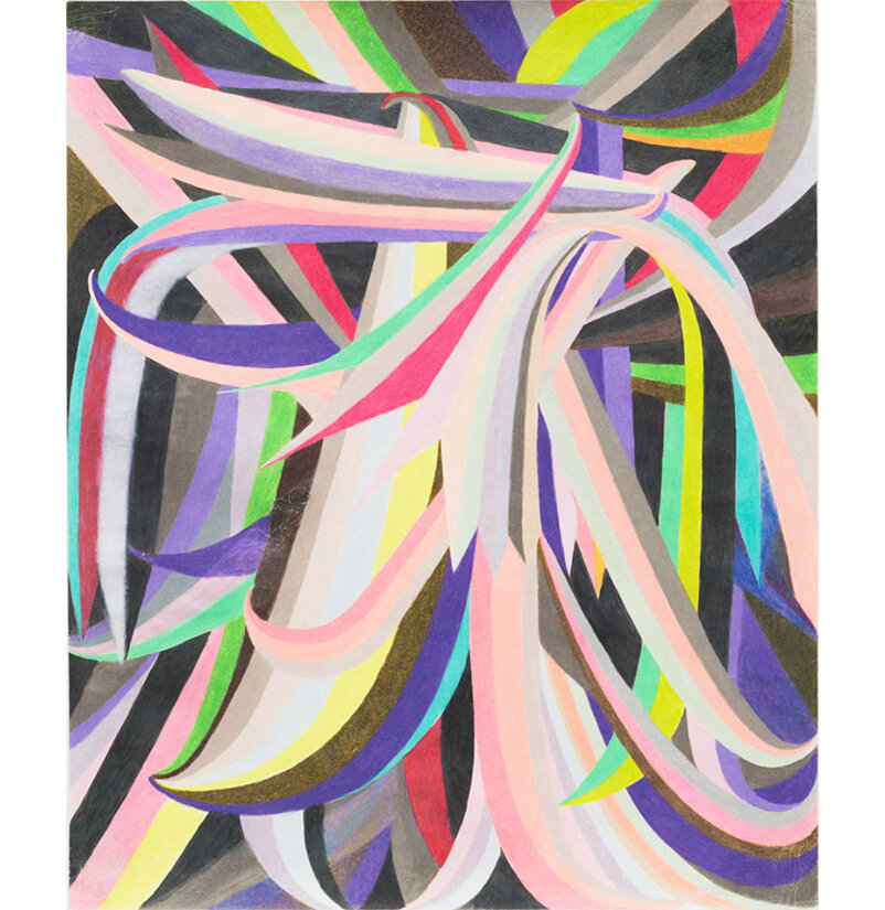   Kaleidoscopic Intentions 7  2014 colored pencil on paper, framed 20 1/2 x 17 1/2” 