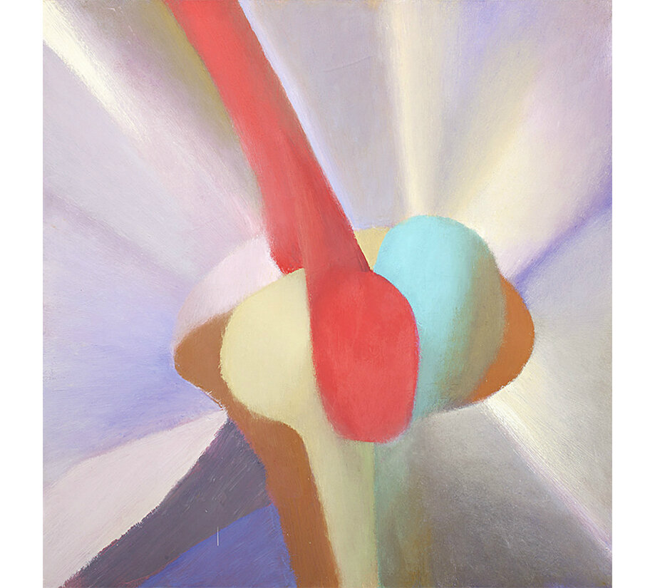  A  Colony Encoded To Wonder  2012 oil on canvas 62 x 60 1/4”     