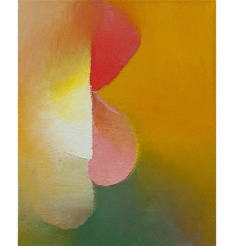   Bright and Upright  2013 oil on canvas 15 1/4 x 12 1/4”         