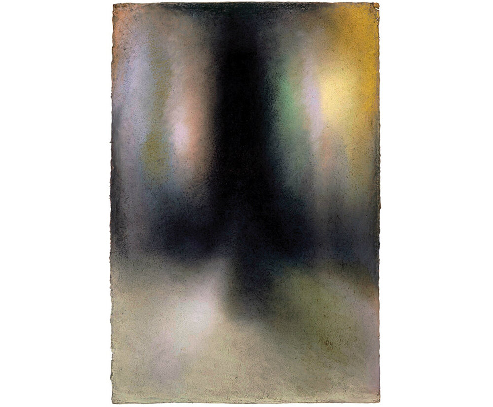   Untitled  2002 pastel on paper 38 x 25 1/2”         
