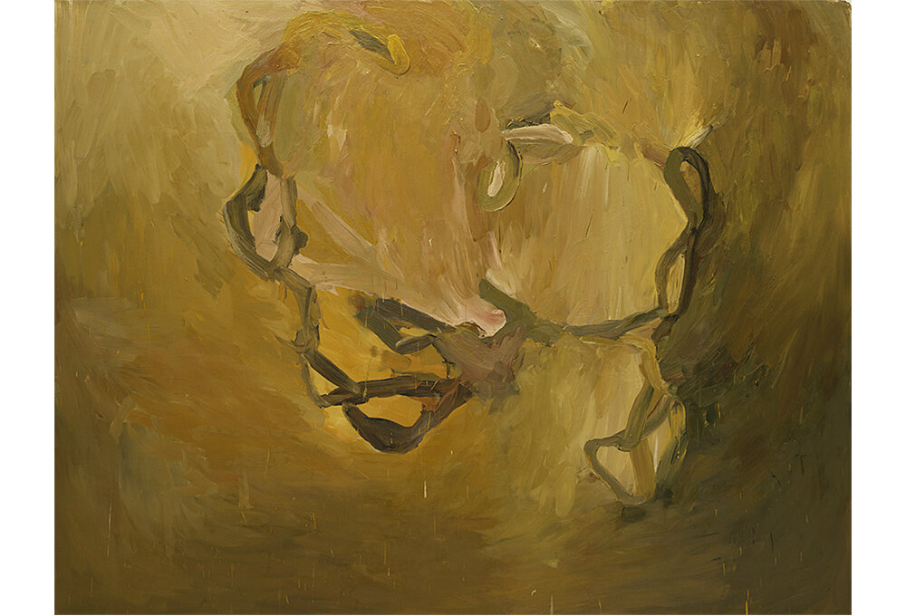   Untitled  1990 oil on canvas 84 x 108 1/4”   