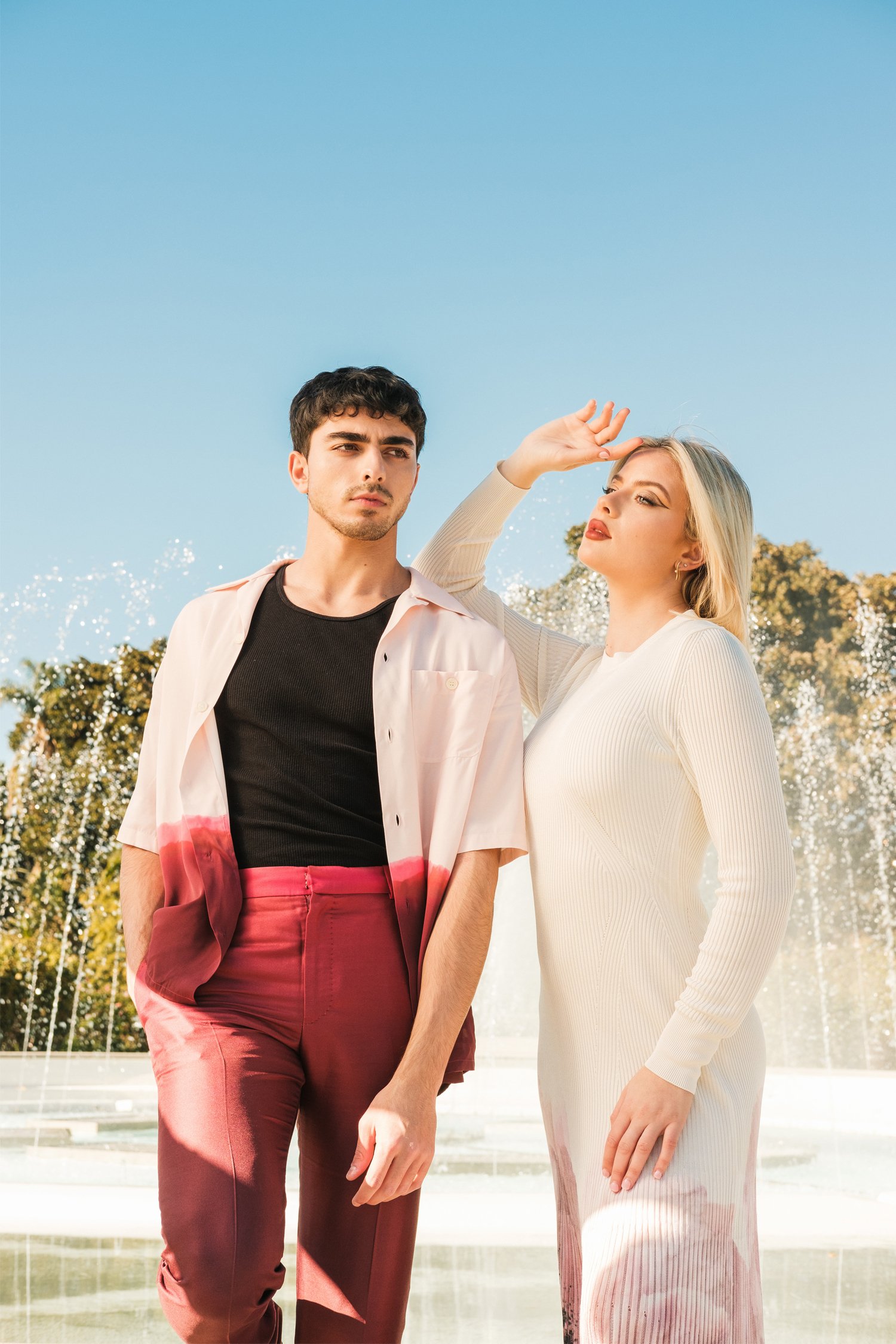 Photographer: George Beridze Stylist: Milaya Hanson Makeup Artist: Sydney Schwab Models: Hadi Hajomar (Photogenics LA) & Mia Cara