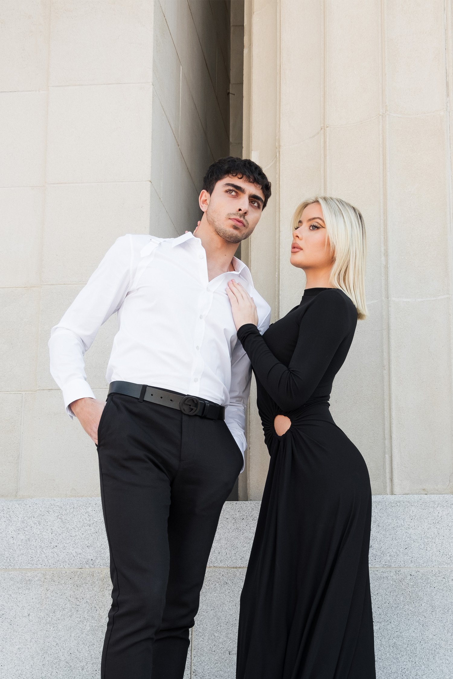 Photographer: George Beridze Stylist: Milaya Hanson Makeup Artist: Sydney Schwab Models: Hadi Hajomar (Photogenics LA) & Mia Cara