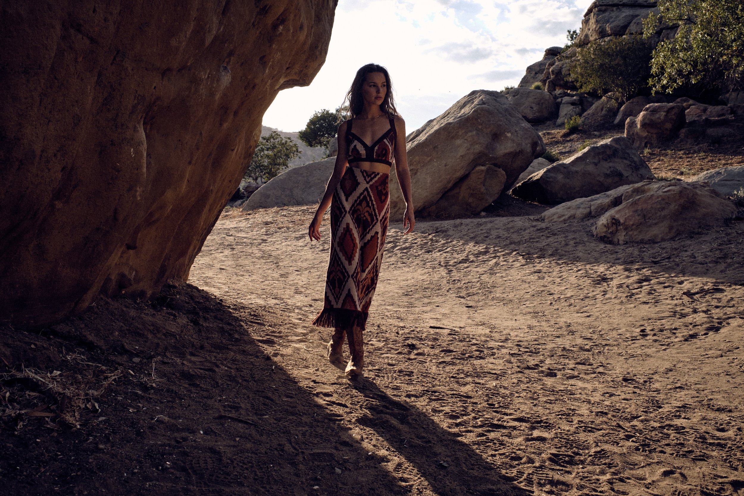 Jaelynn Hinton photographed by Sebastian Keefe. Styled by Milaya Hanson