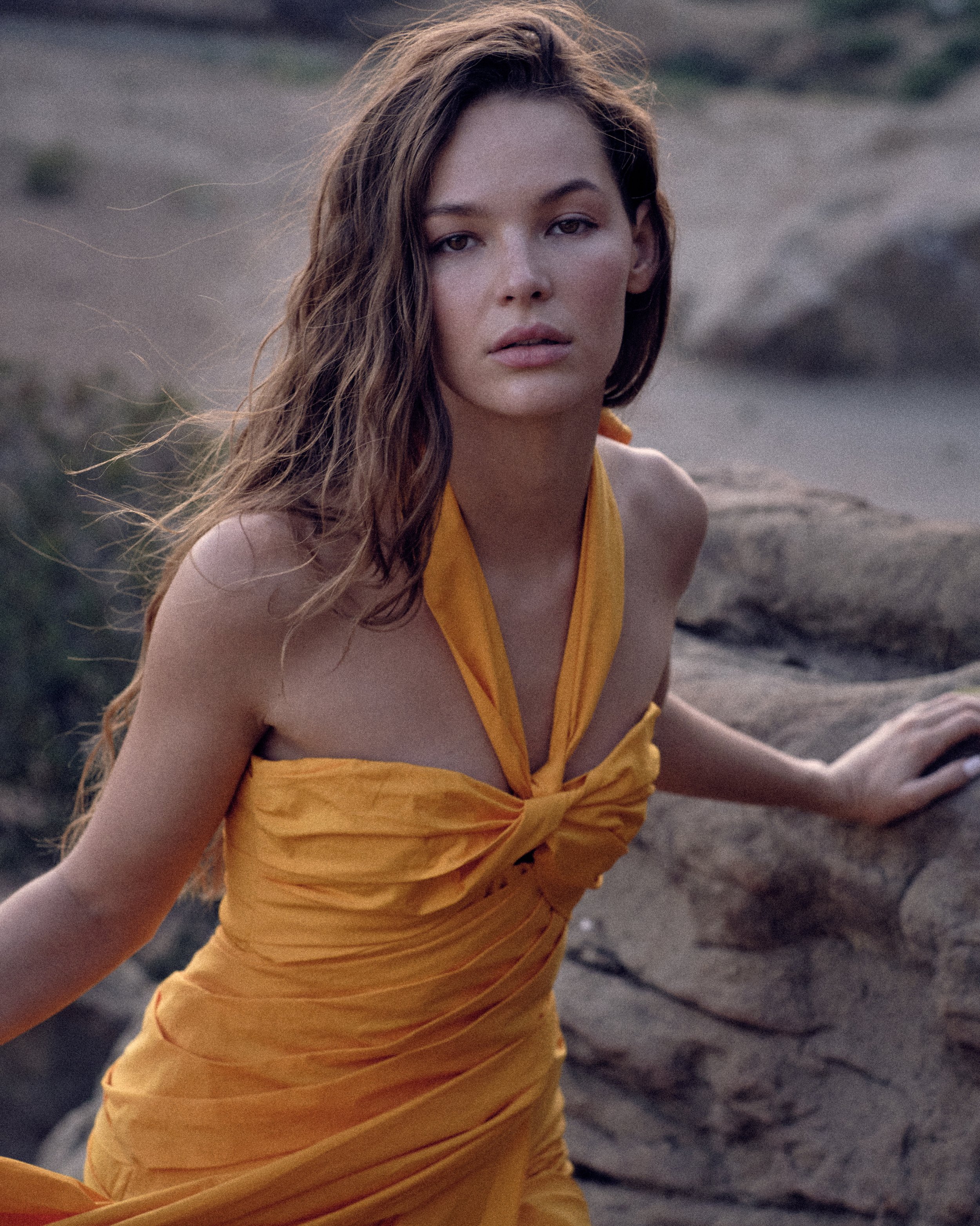 Jaelynn Hinton photographed by Sebastian Keefe. Styled by Milaya Hanson